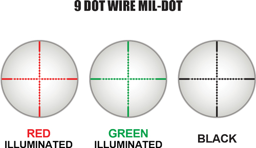 UTG SCOPE 6-24X50 1" AO - 36 COLOR ILLUMINATED MIL-DOT - Image 11