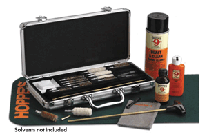 HOPPES UNIVERSAL CLEANING KIT - 26PCS. W/ALUMINUM STORAGE CASE