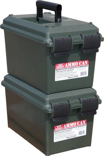 MTM AMMO CAN FOREST GREEN - LOCKABLE - Image 2