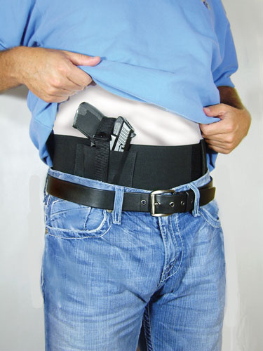PSP CONCEALED CARRY BELLY-BAND - WAIST 36 TO 44" RH/LH BLACK - Image 2