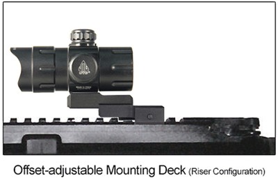 UTG RED DOT 4.0 MOA DOT 38MM - WITH INTEGRAL QD MOUNT - Image 6