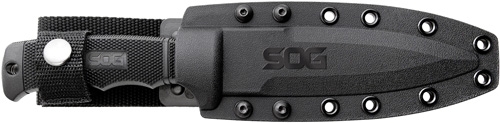 SOG KNIFE SEAL PUP 4.75" - BLACK SERRATED W/KYDEX SHEATH - Image 2