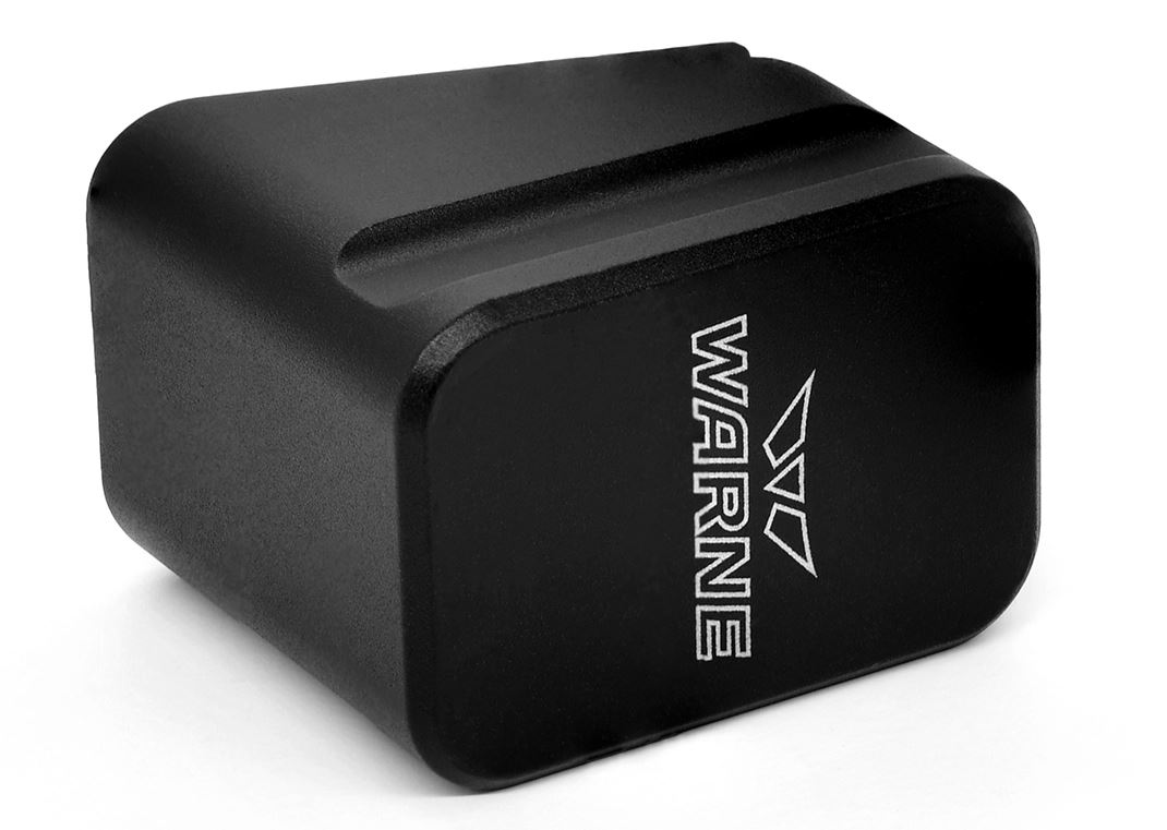 WARNE GLOCK 17/22 MAG EXT +5/+4 BLK