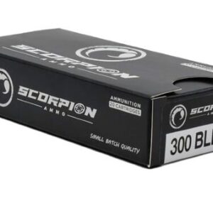 SCORPION 300 BLACKOUT - 147GR FMJ 20RD 10BX/CS