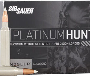 SIG AMMO 300WM 180GR PLANTINUM - HUNTER ACCUBOND 20RD 10BX/CS