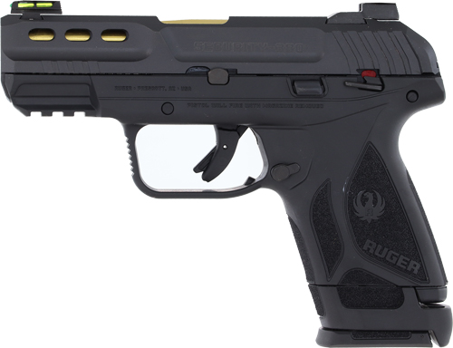 RUGER SECURITY-380 380ACP - ADJ 15-SHOT BLK SYN GOLD BBL - Image 2
