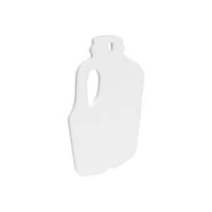 Birchwood Casey AR500 3/8" Silhouette Plate Target 1-Hole Milk Jug