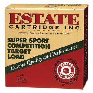 Estate Cartridge Super Sport Shotshells 12 ga 2-3/4" 1-1/8 oz 1200 fps #8 25/ct
