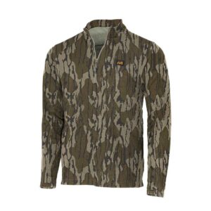 Muddy DV8 Quest Midweight Quarter Zip Sweatshirt Mossy Oak Bottomland S
