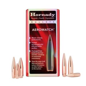 Hornady Aeromatch Rifle Bullets 6mm .243" 105 gr BT 100/rd