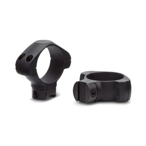 Konus 2-Piece Steel Riflescope Rings for Airguns & .22 Rails 30mm Low Black