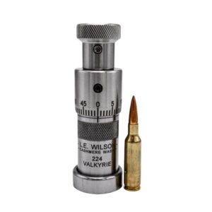 L.E. Wilson Stainless Steel Bullet Seater Die with Micrometer Adjustment 6mm PPC