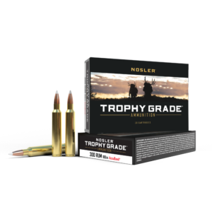 Nosler Accubond Trophy Grade Rifle Ammunition .300 RUM 180 gr PT 3250 fps 20/ct