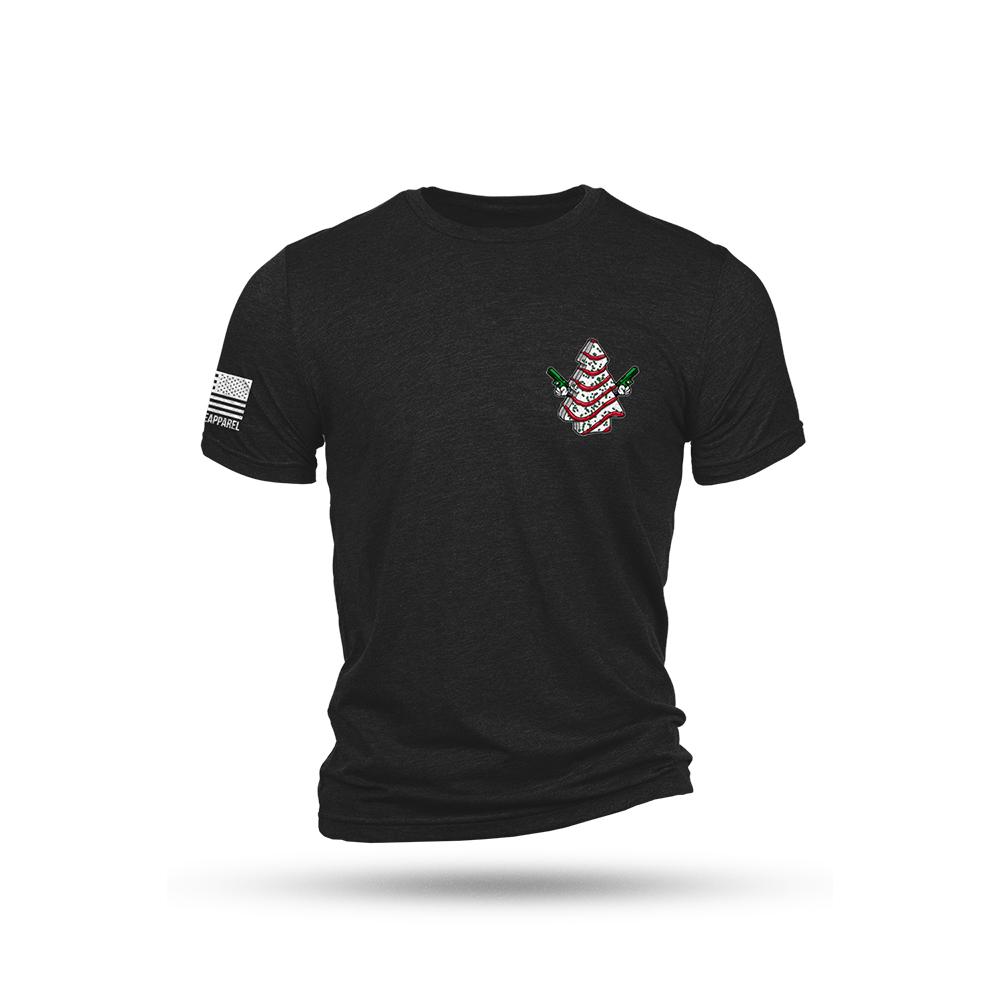 Nine Line Cake Tree Triblend Short Sleeve Shirt Black XL
