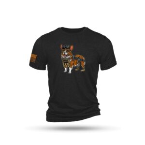 Nine Line Tactical Corgi Short Sleeve Shirt Charcoal Black Triblend XL