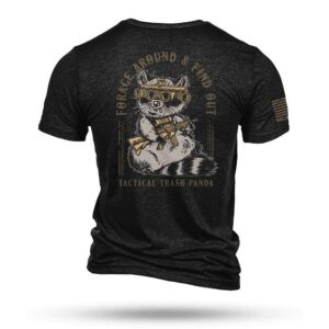 Nine Line Tactical Trash Panda Tri-Blend T-Shirt Black 2XL