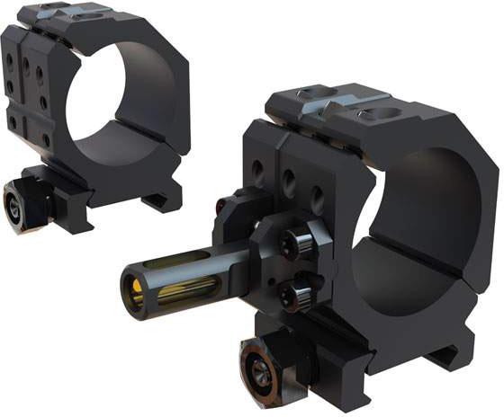 Wheeler Engineering 2-Piece Picatinny Rail Scope Rings 1" Low