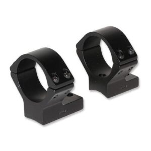 Talley Lightweight Alloy Scope Mounts - Black Anodized - 30mm - Low Weatherby Accumark-Magnum & Mark V (9 LUG)