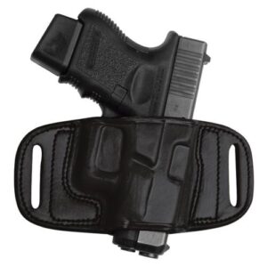 Tagua Gunleather Quick Draw Belt Holster for Colt Gov't 1911 5"/Commander 1911 4"/Officers 1911 3.5"/Most 1911 w/o rail Black Right Hand