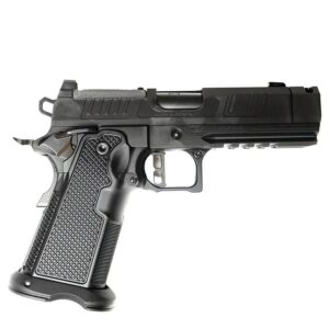 Alpha Foxtrot AF1911-Romulus MOS Adapter Handgun 9mm Luger 17(1) & 20rd(1) Magazines 3.5" Comp Threaded Barrel DLC Black