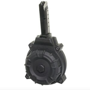 Promag S&W Shield Magazine 9mm Black Polymer Drum - 50/rd