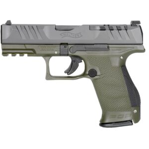 WALTHER ARMS PDP 9MM CPT 4" BLK/GRN OR 10+1