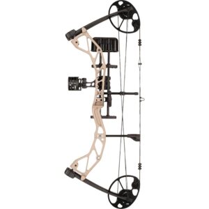 Diamond Archery Radian Compound Bow 305 fps 10-55 lbs RH Sandstone with Package