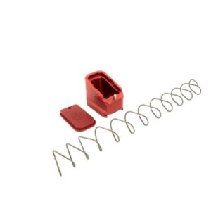 Shield Arms Magazine Extension +5/+4 for Glock 17/22/34/35/19X/45 Red