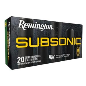 Remington Subsonic Rifle Ammunition 45-70 Govt 300gr HP 1000 fps 20/ct