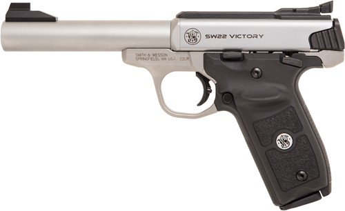 S&W SW22 VICTORY TARGET 5.5" - ADJ. 10-SHOT STAINLESS POLYMER