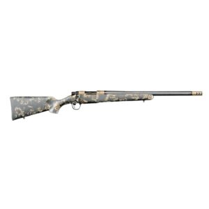 Christensen Arms Ridgeline FFT Rifle 7mm Backcountry 4rd Magazine 16.25" 5/8x24 Threaded Barrel Burnt Bronze Brown with Green and Tan