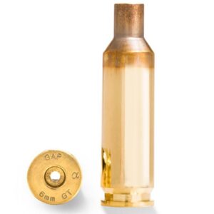 Alpha Munitions Ultra Premium Unprimed Brass Cartridge Cases 6mm GT Brass 100/ct