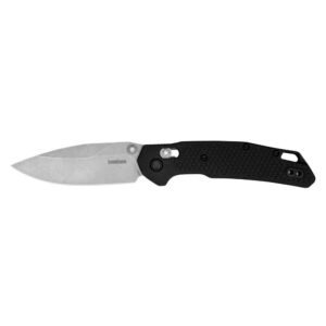 Kershaw Heist Folding Knife 3-1/5" Drop Point Blade Black