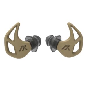Axil X20 Passive Ear Plugs 17-24dB Desert Tan