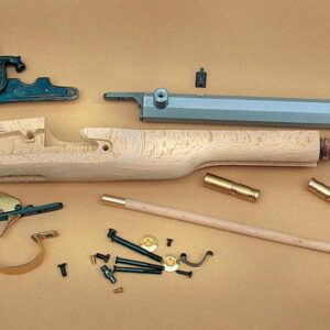 Traditions Black Powder Kentucky Pistol Build-It-Yourself Kit Select Raw Hardwood .50 Cal 10" White Barrel