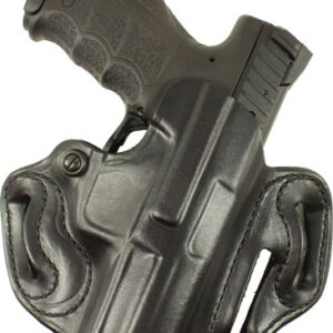 DESANTIS SPEED SCABBARD HOLSTR - RH OWB LEATHER JUDGE PD 2" BLK