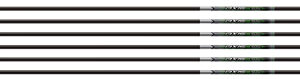 EASTON AXIS 5MM 400 W/ HALFOUT - 6-PACK W/ 2" BLAZER VANES
