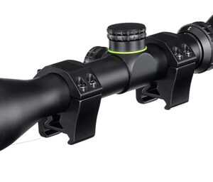 VIRIDIAN VENTA 4-12X40 SCOPE - W/ RINGS ANODIZED BLACK
