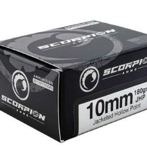 SCORPION 10MM - 180GR JHP 20RD 10BX/CS