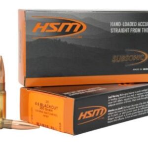 HSM SUBSONIC 8.56 BLACKOUT - BTHP 20RD 25BX/CS