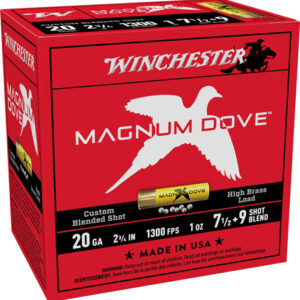 WINCHESTER MAGNUM DOVE 20GA - 2.75" 1OZ #7.5&9 25RD 10BX/CS