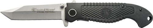 S&W KNIFE SPECIAL TACTICAL - RUBBER COATED 3.5" BLADE