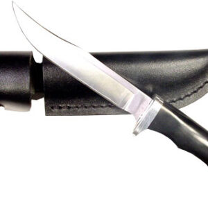 RUKO FIXED BLADE HUNTING KNIFE - 3.78" ABS HANDLE CLAMSHELL
