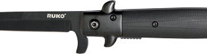 RUKO FOLDER BLACKOUT SPRING - ASSIST 4" G10 CLAMSHELL