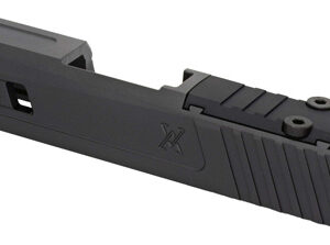 TRUE PRECISION SIG P365XL - SLIDE W/RMS CUT & PLATE BLKDLC