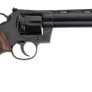 Colt Python Blued Handgun .357 Mag 6rd Capacity 6" Barrel Walnut Target Grips