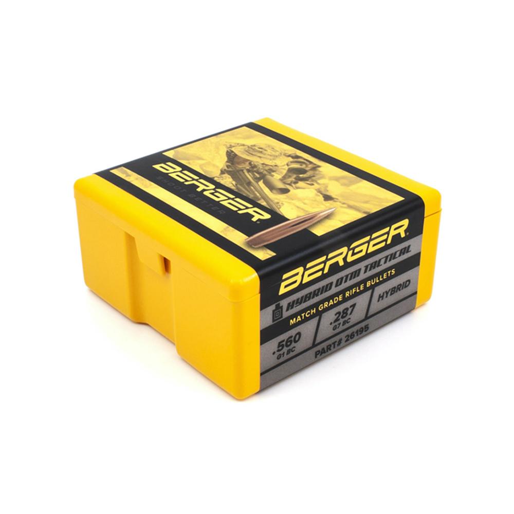 Berger OTM Tactical Rifle Bullets 6.5mm .264" 130 gr AR Hybrid HPBT 100/ct