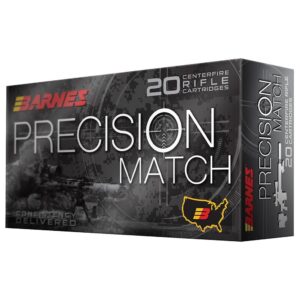 Barnes Precision Match Rifle Ammunition .300 Win Mag 220 gr OTM BT  20/ct