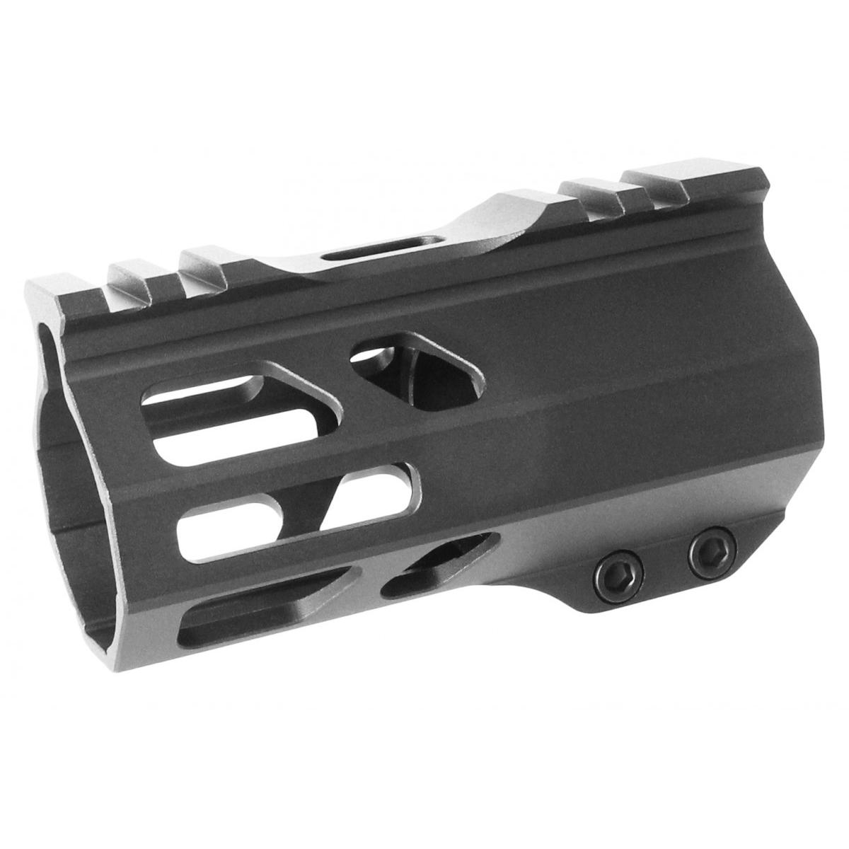 TacFire ACE 20 Series Free Floating M-LOK Handguard 4" Black