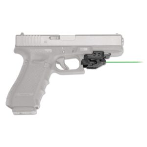 Crimson Trace Crimson Defender Rail Master Green Universal Handgun Laser Sight Black